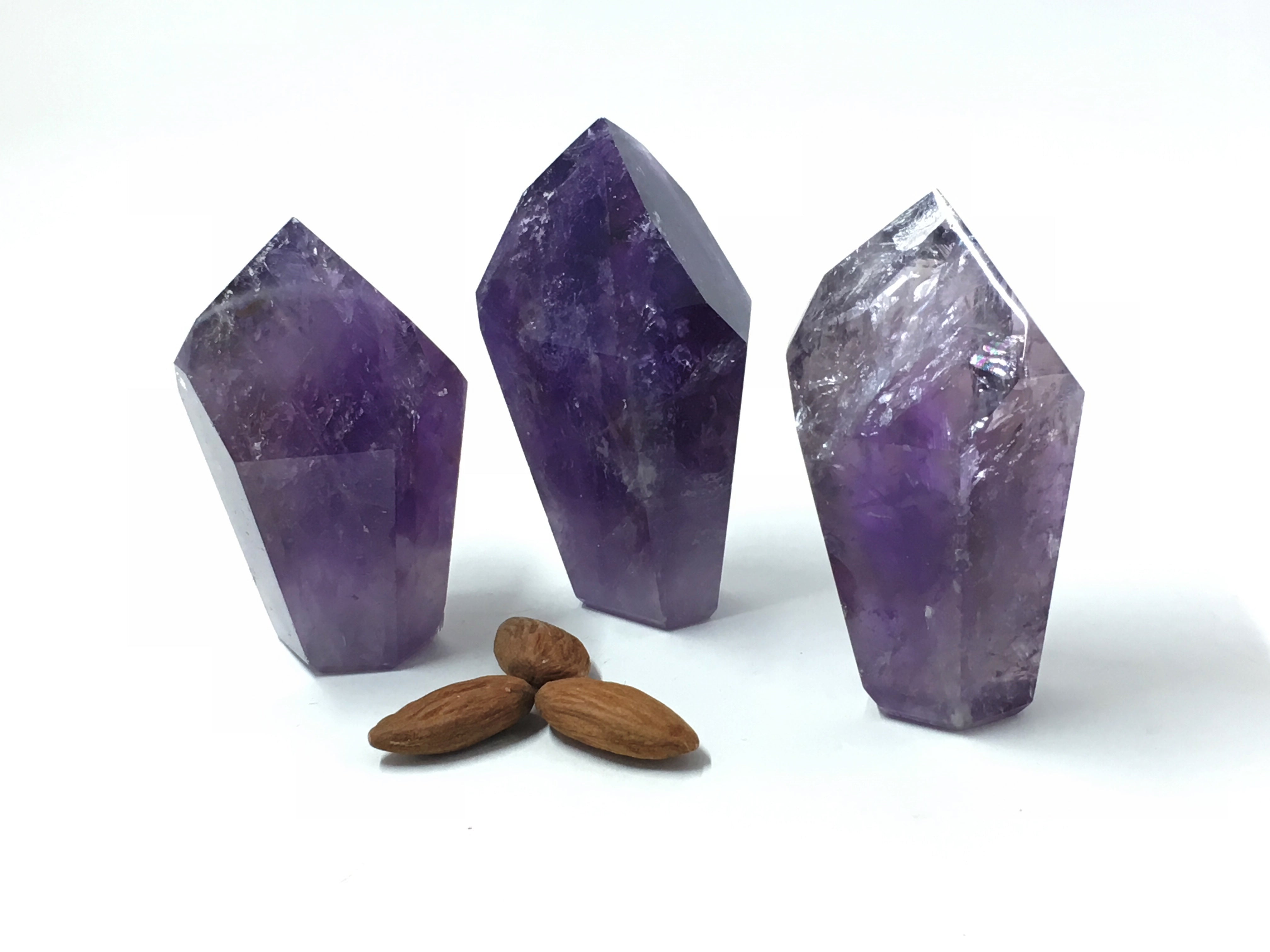 Amethyst - Polished Standing Point Tapered (Med-Large)