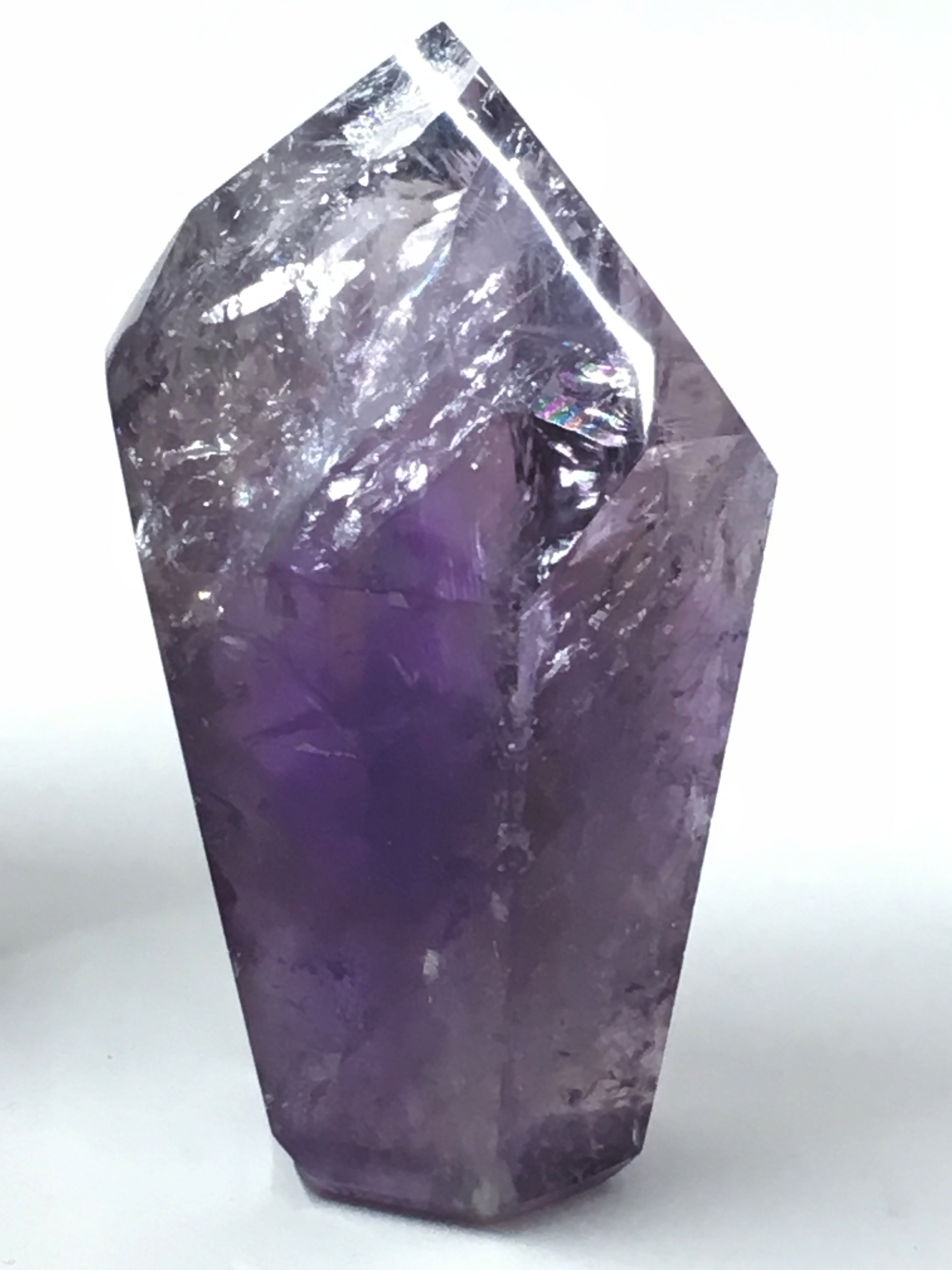 Amethyst - Polished Standing Point Tapered (Med-Large)