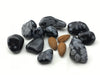 Obsidian Snowflake: Tumbled (18pc/bag)