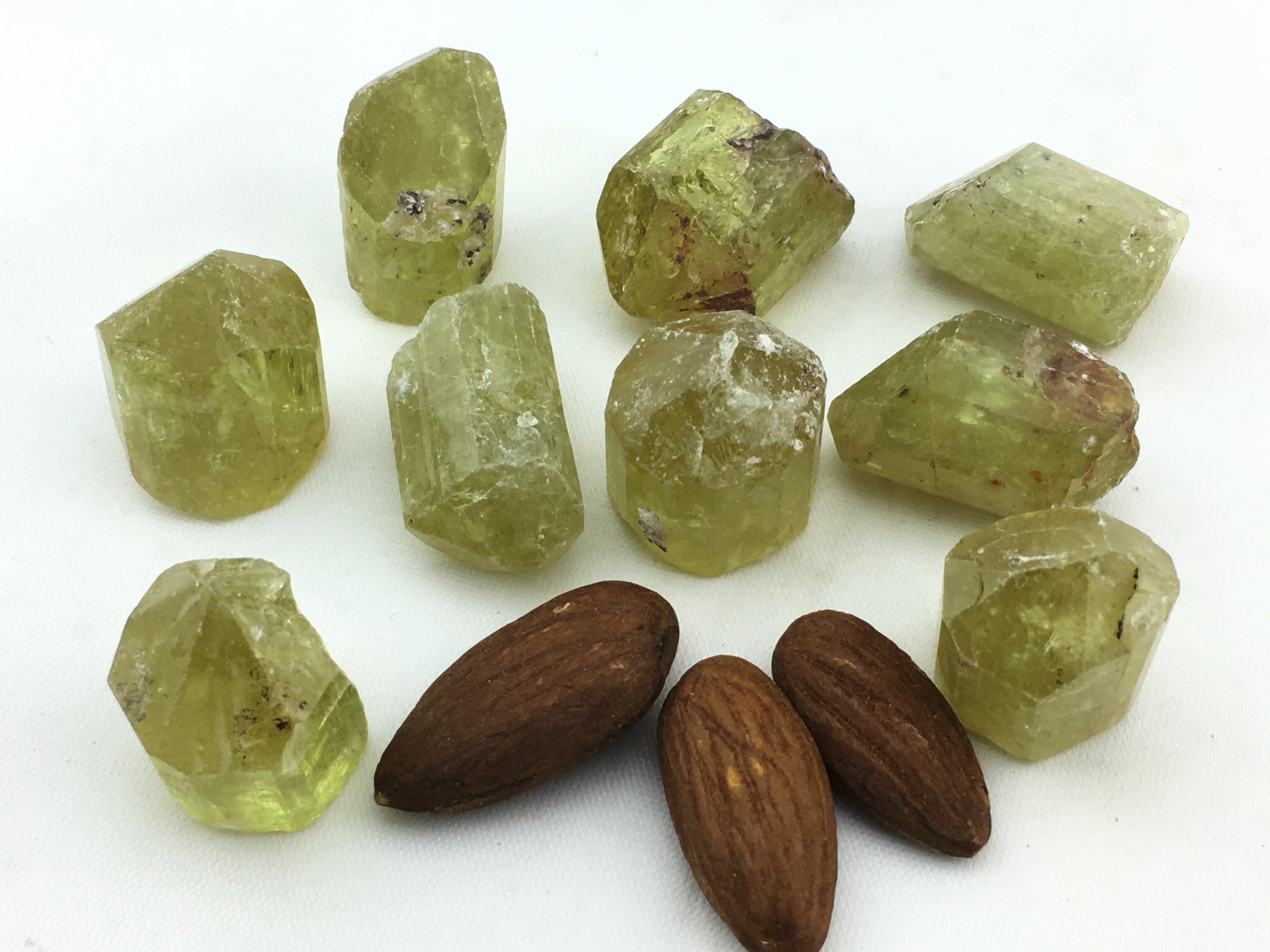 Apatite Yellow - Naturally Faceted & Terminated (15pc./Bag)