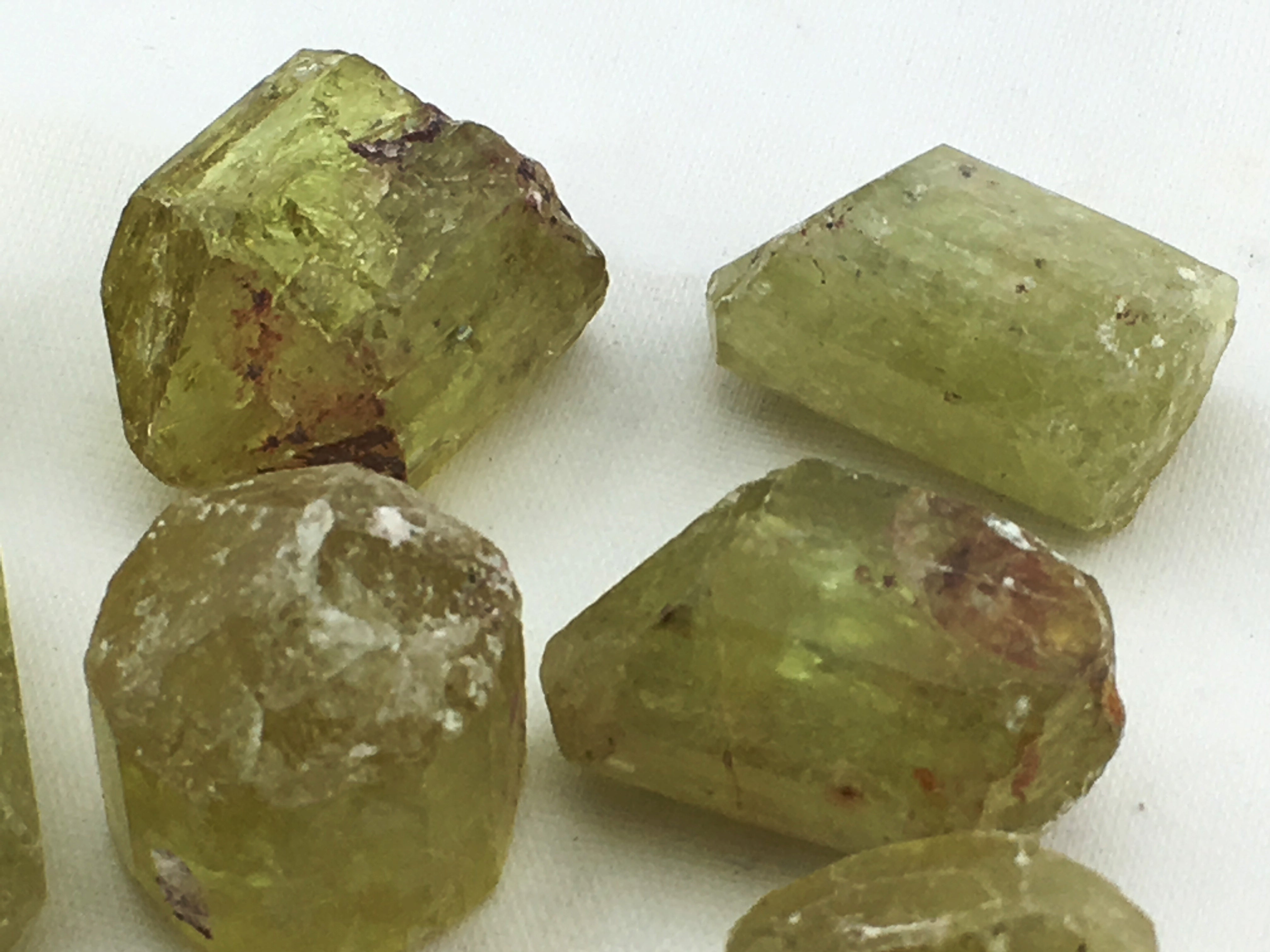 Apatite Yellow - Naturally Faceted & Terminated (30pc./Bag)